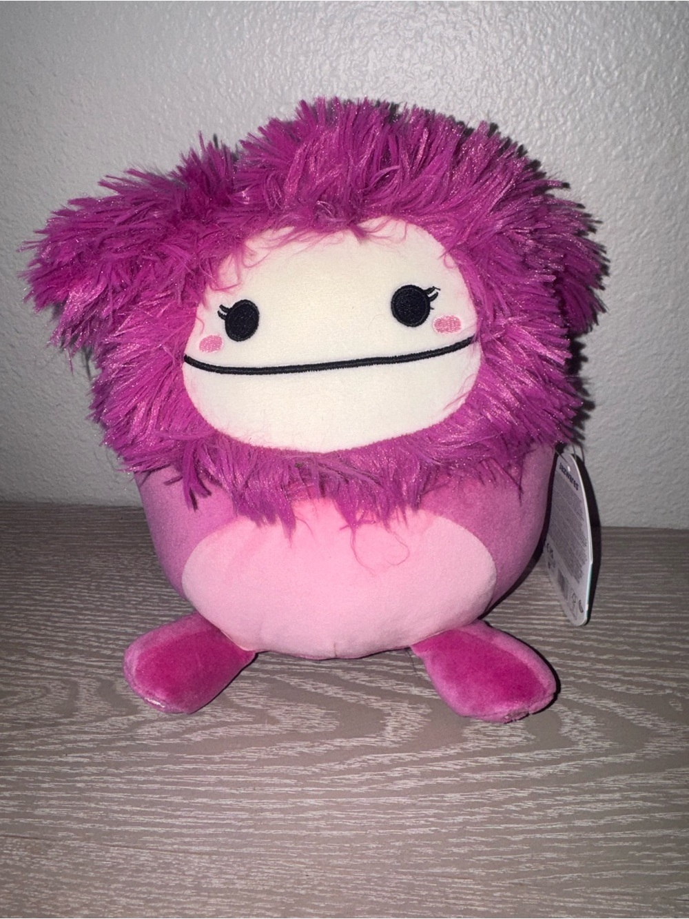 NWT 9” Nanette the Magenta Bigfoot Squishmallow